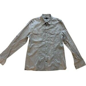 John Varvatos Shirt Mens‎ M Lightweight Long Sleeve Button Up